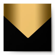 Convite Dourado Elegante Preto