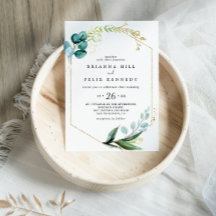 Dourado Floral com Casamento Casual Tropical