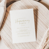 Dourado Love Rico Script Housearming Party