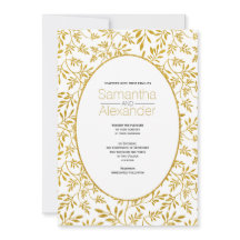 Dourado padrão de brilho das folhas do casamento r