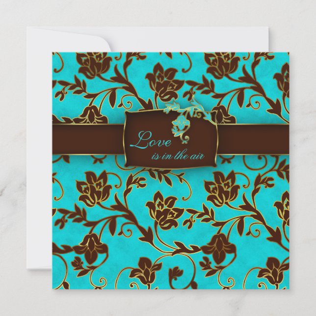 Convite Dourado para Casamento Elegante BB 2 (Frente)