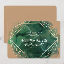 Convite Dourado Verde, Você Será Meu Convidado De Maçã De