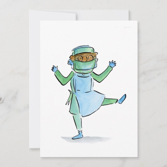 Convite Doutor Dançante (Frente)