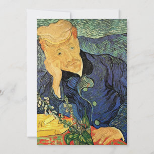 Convite Doutor Gachet por Vincent van Gogh Aposentadoria