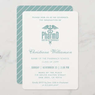 Convite Doutora em Farmácia PharmD Graduação em Farmácia