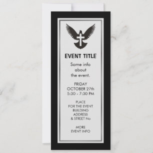 Convite Dove com Cruz