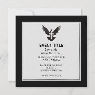 Convite Dove com Cruz