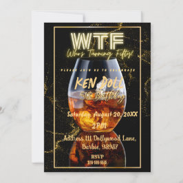 Convite Download da Festa de 50 Anos do WTF Fifty Masculin