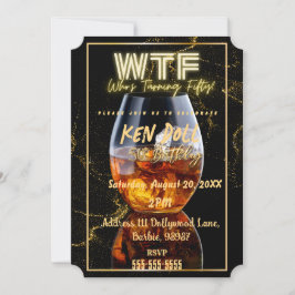 Convite Download da Festa de Aniversário de 50 Anos WTF Fi