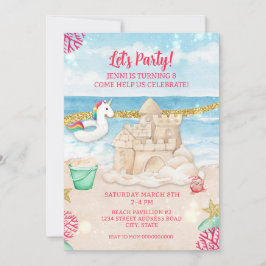 Convite Download da Festa de aniversário de Verão da Unico