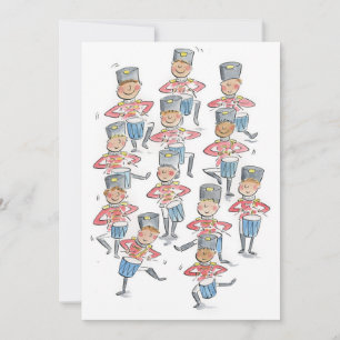 Convite Doze bateristas tamborilando