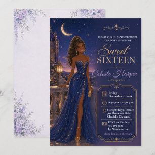 Convite Doze Celestiais Noite Encantada