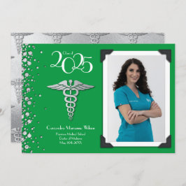 Convite Dr. Silver Graduação Verde