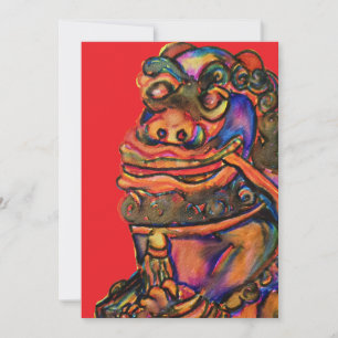 Convite Dragão Chinês