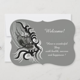 Convite Dragão da China em Tattoostyle