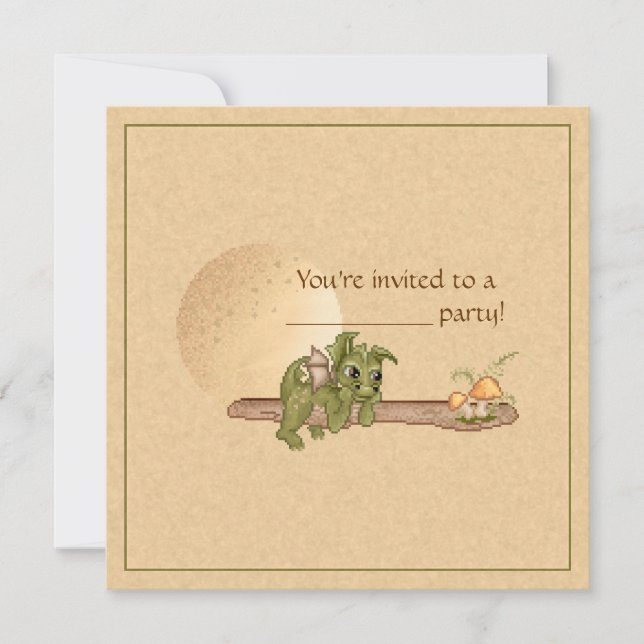 Convite Dragão de sonho (Frente)