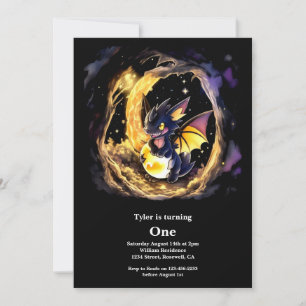 Convite Dragão Primeiro Aniversário