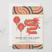 Dragon 2024 Dourado Partido Lunar/Chinês de Ano No