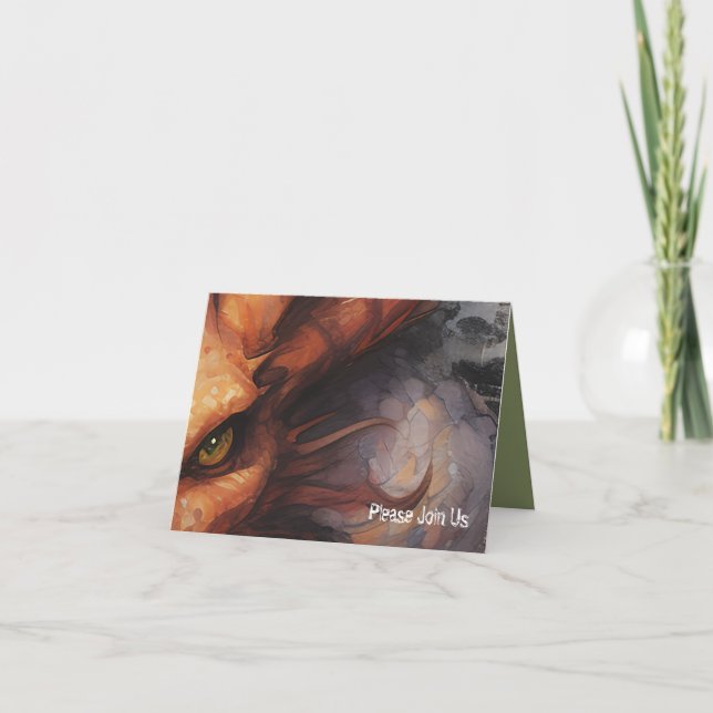 Convite Dragon Eye Party (Frente)