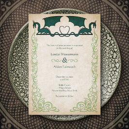 Convite Dragon Gamer Fantasy