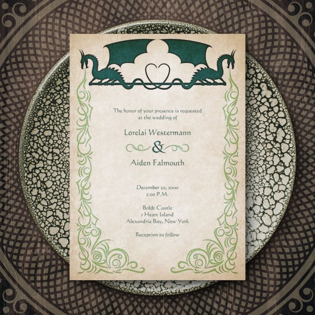 Convite Dragon Gamer Fantasy (Criador carregado)