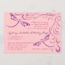 Convite DRAGONFLIES B'nai Mitzvah