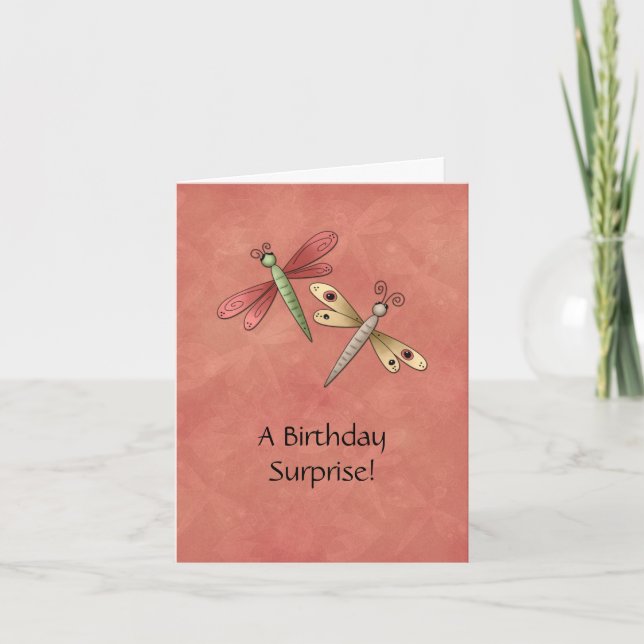 Convite Dragonfly Birthday Invitation (Frente)