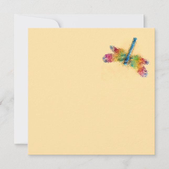 Convite Dragonfly Design (Frente)