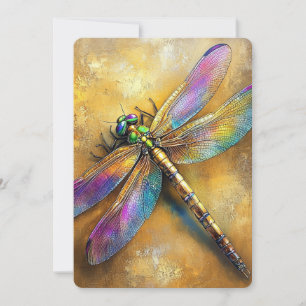 Convite Dragonfly ouro