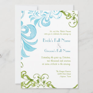 Convite Dragonfly Swirls Watercolor Invtions Casamento