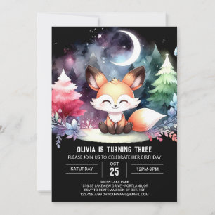Convite Dreamasy Fox Birthday