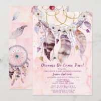 Dreamcatcher Dream come True Girl Chá de fraldas