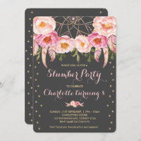 Dreamcatcher Slumber Party Birthday Sleepover