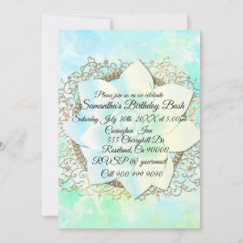 Convite Dreamels Pastels Lotus Flower