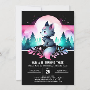 Convite Dreamgle Wolf Birthday