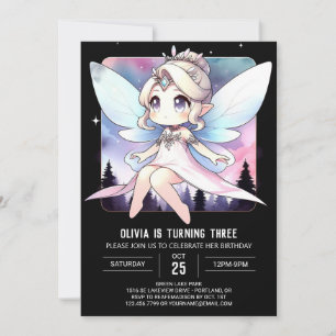 Convite Dreamtheme Fairy Birthday