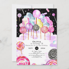 Convite Dreamy Candyland Birthday
