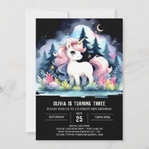 Convite Dreamy Custom Horse Birthday