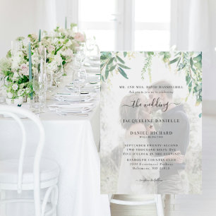 Convite Dreamy Foliage Foto Moderno Casamento