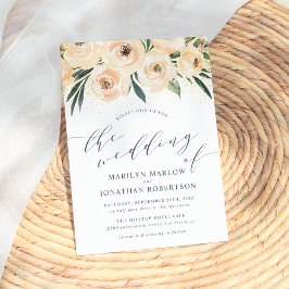 Convite Dreamy Rosa e Dourado Casamento Glitter