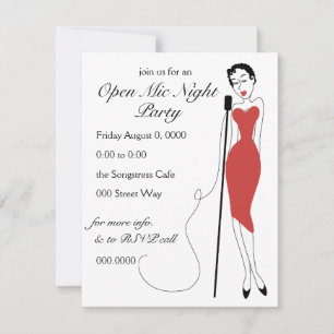 Convite Dreamy Songstress