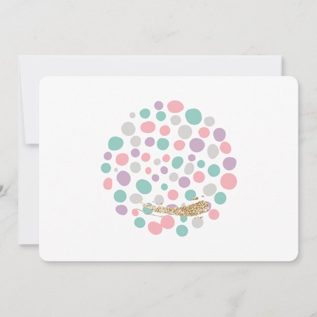 Convite 'DreamyPastels' (Frente)