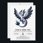 Convite Dreamys Kids Dragon Birthday<br><div class="desc">Dreamy Kids Dragon Aniversário traz cores suaves e ilustrações de dragões brancos juntos para um convite encantador que é perfeito para jovens sonhadores. Este convite digital é editável online, oferecendo uma maneira de personalizar cada detalhe com facilidade. As cores do sonho e o tema do dragão mágico deram um tom...</div>