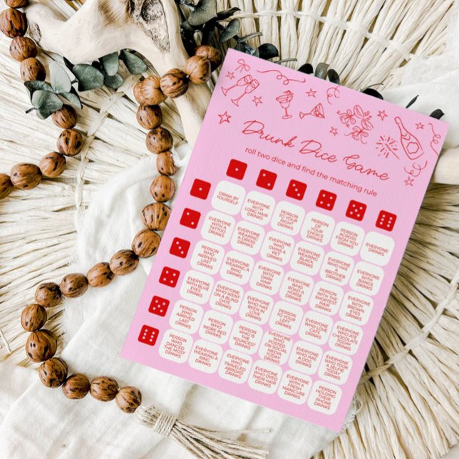 Convite Drinking Game for Hen Party, Bachelorette Game (Criador carregado)