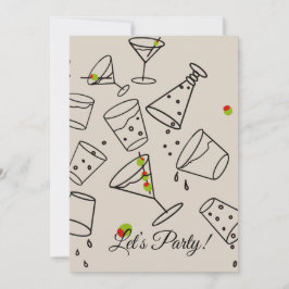 Convite Drinks Party Invitation