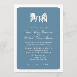 Convite Duas Câmaras de Adirondack | Casamento