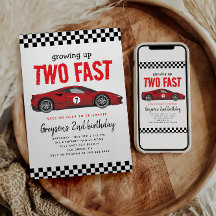 Duas Festas de segundo aniversário Rápido de Carro