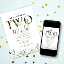 Duas Festas de segundo aniversário Selvagem de Ani