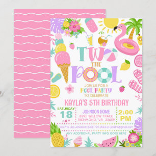 CONVITE DUAS PISCINAS