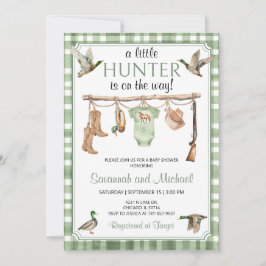 Convite Duck Hunting Baby Shower